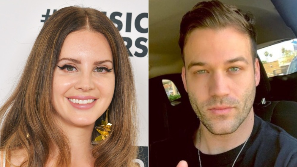 Lana Del Rey smiling, Clayton Johnson smiling