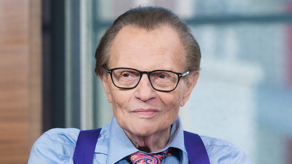 Larry King on a talk show