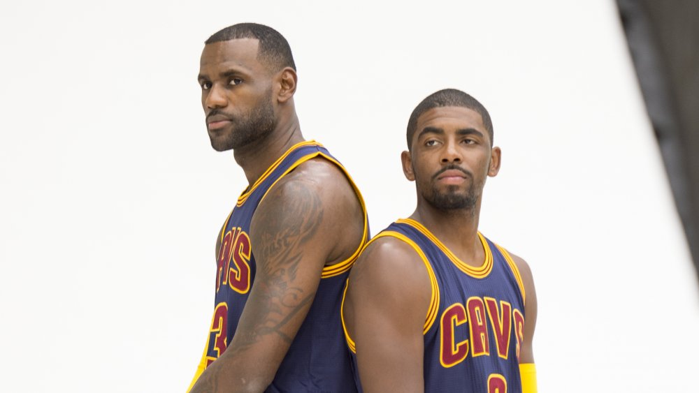 LeBron James and Kyrie Irving