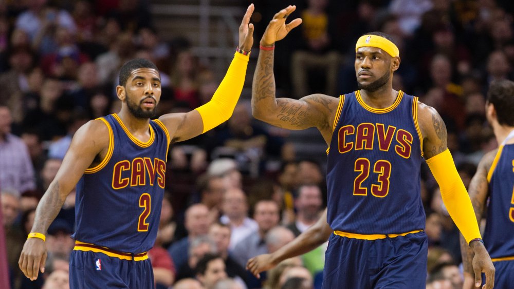 Kyrie Irving and LeBron James