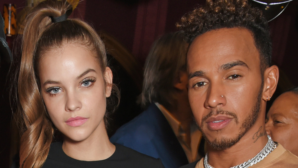 Lewis Hamilton and Barbara Palvin