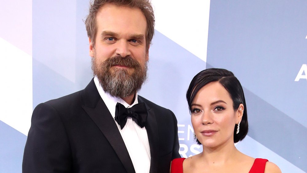 Lily Allen and David Harbour