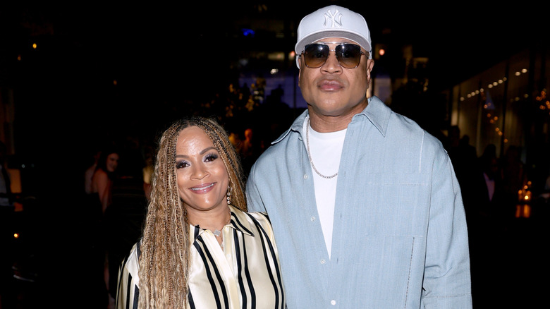 Simone Smith posing with her husband, LL Cool J