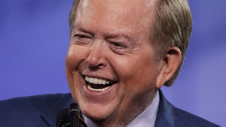 Lou Dobbs laughing