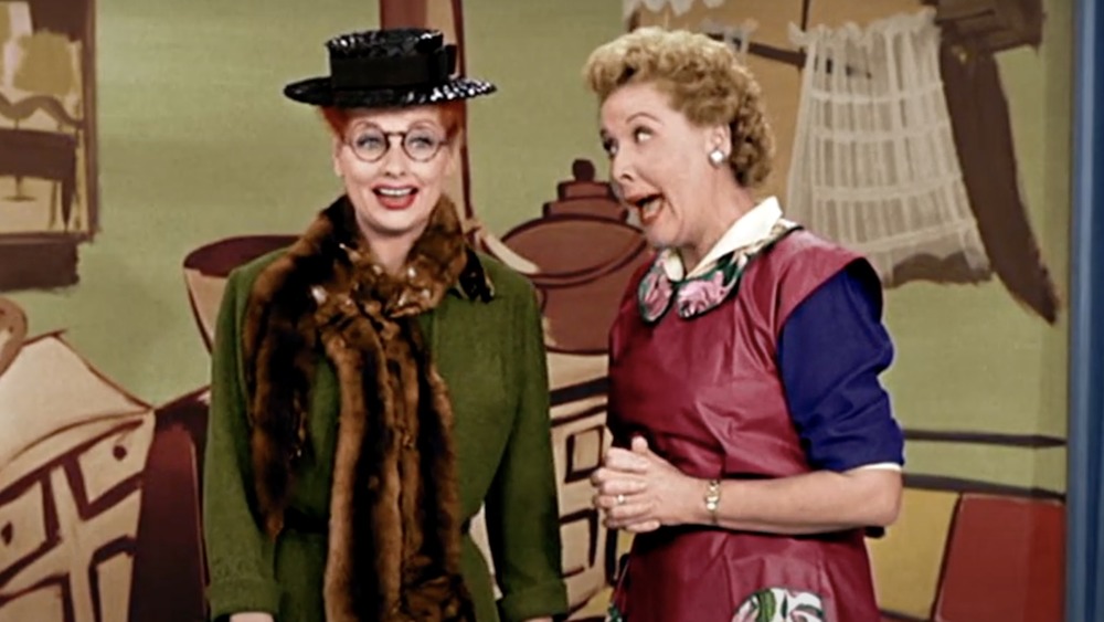 Lucille Ball and Vivian Vance