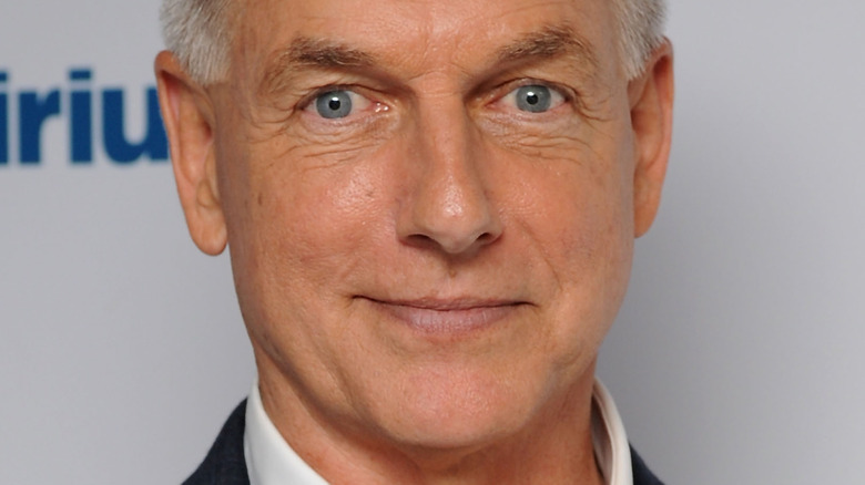 Mark Harmon smirking