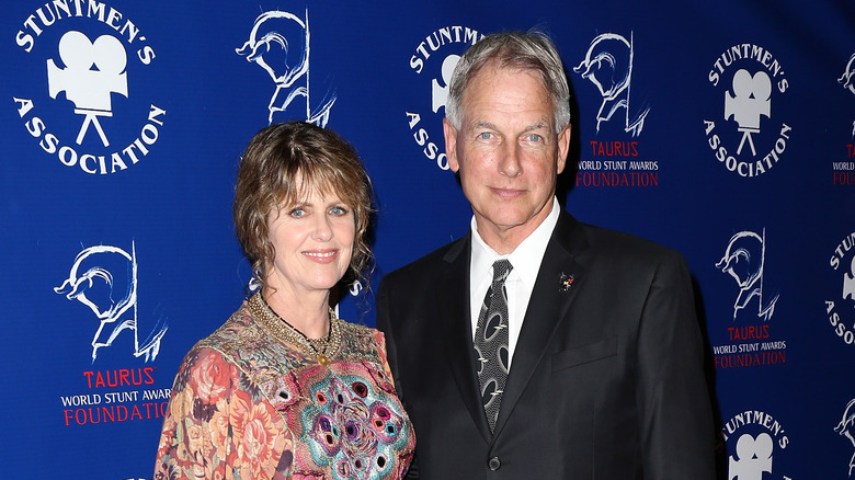 Pam Dawber and Mark Harmon at the Stuntmen's Association of Motion Pictures 52nd Annual Awards Dinner in 2013