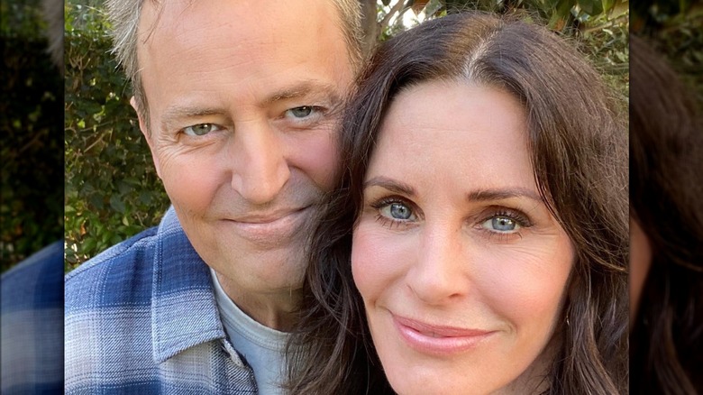 Matthew Perry Courtney Cox selfie