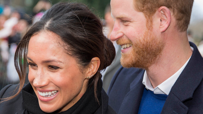 Meghan Markle and Prince Harry at event