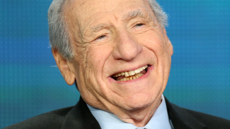 Mel Brooks smiling