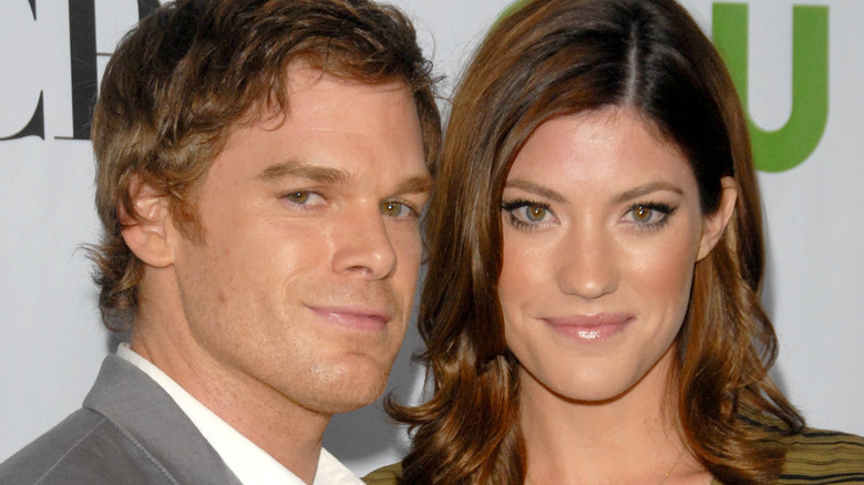 Jennifer Carpenter and Michael C. Hall smiling