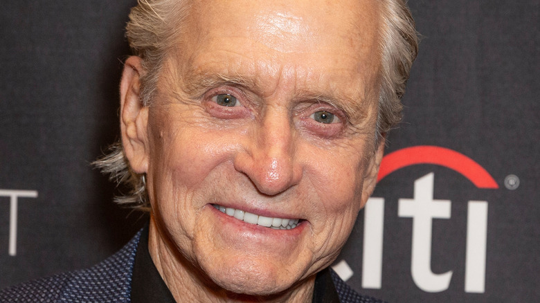 Michael Douglas smiling broadly