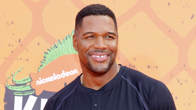 Michael Strahan smiling
