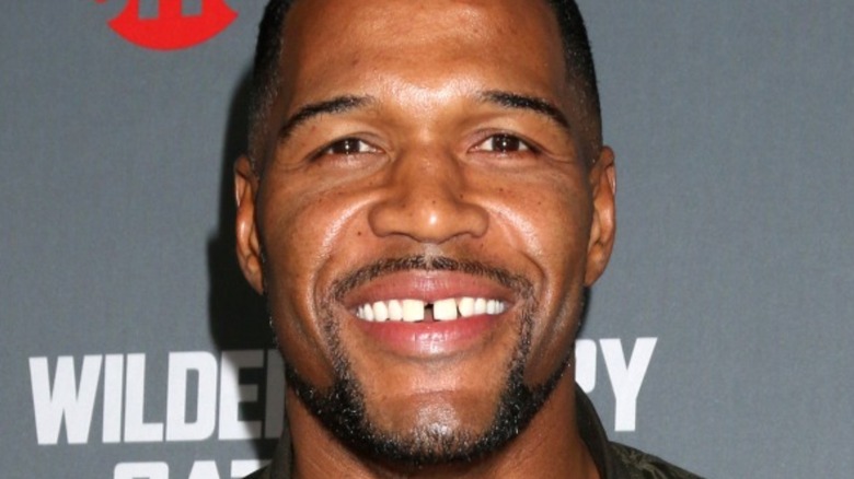 Michael Strahan smiling