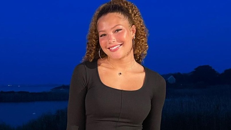 Isabella Strahan smiling