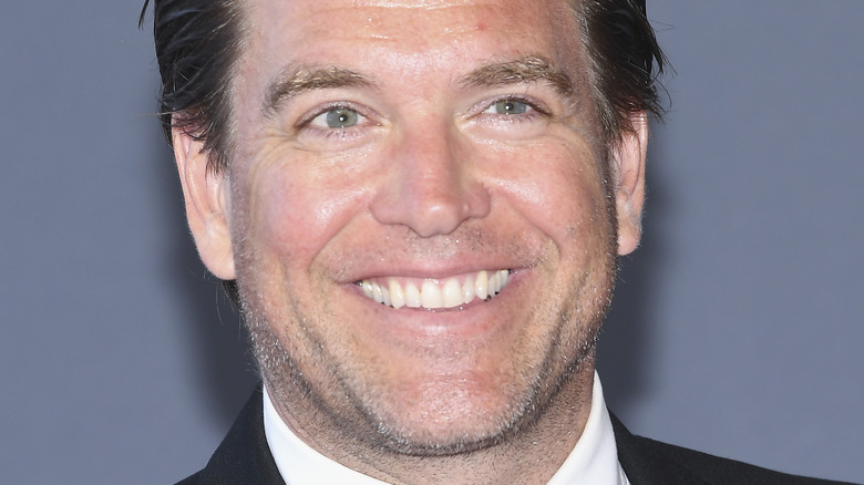 Michael Weatherly smiling