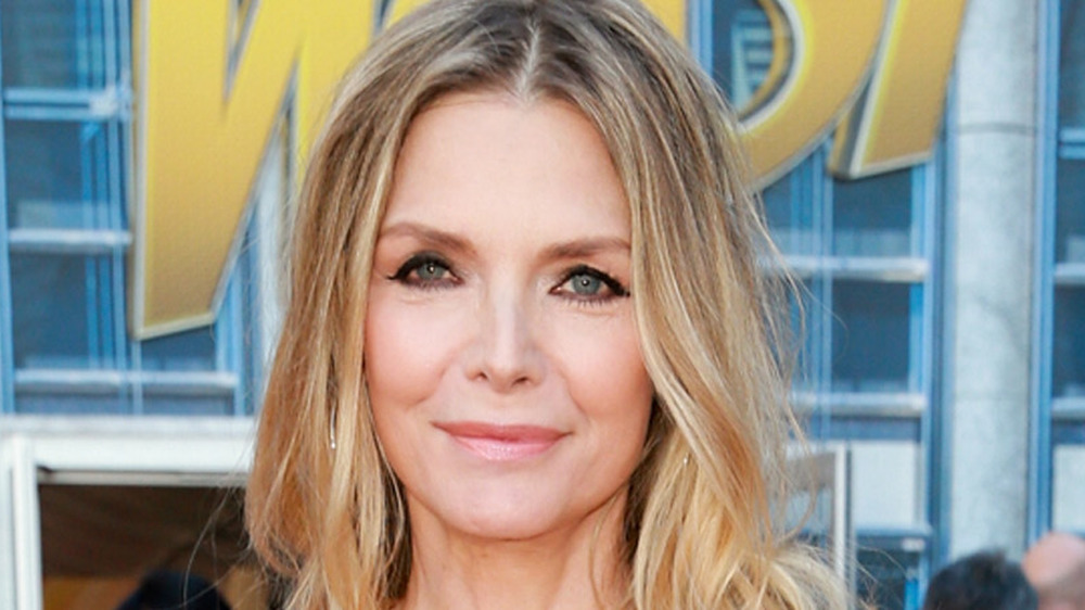 Michelle Pfeiffer posing on red carpet