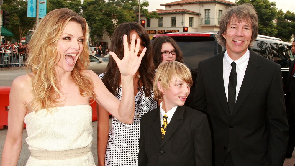Michelle Pfeiffer, John Kelley, and David E. Kelley at an event