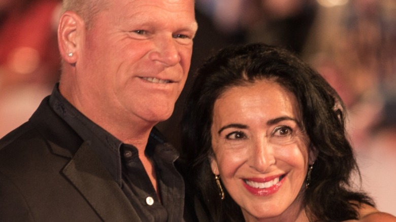 HGTV Personality Mike Holmes and his wife, Anna Zapia, walk the red carpet at the 2017 Toronto Film Festival