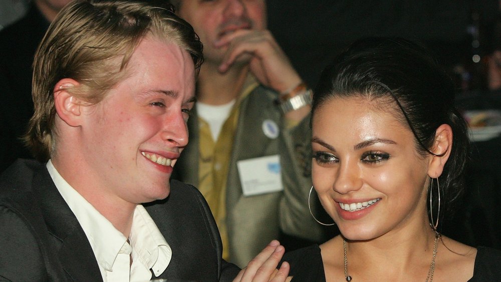 Macaulay Culkin and Mila Kunis 