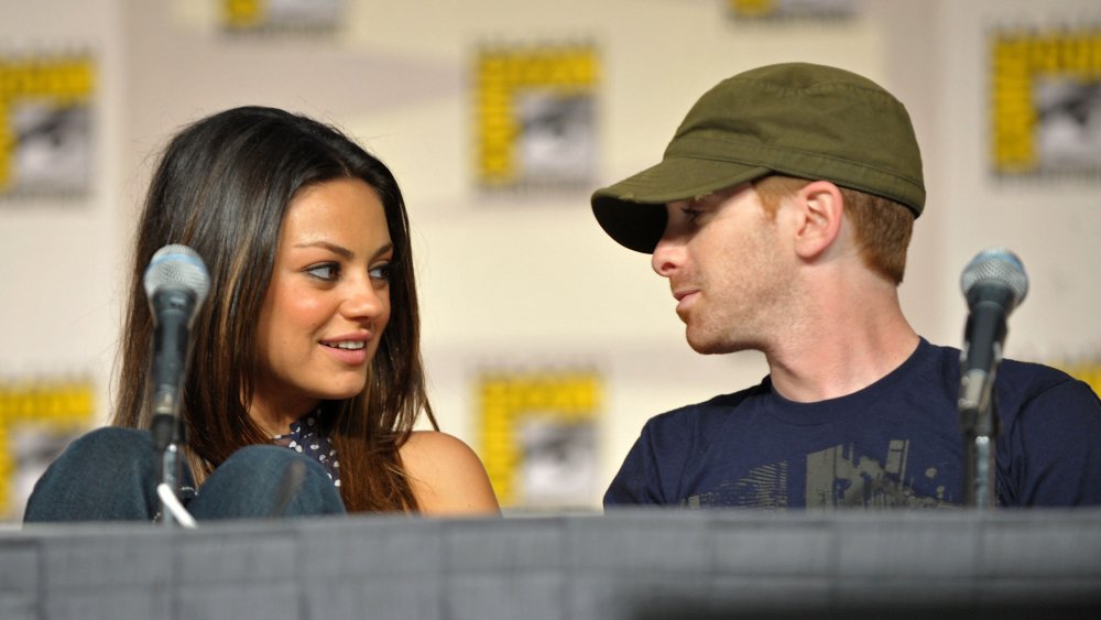 Mila Kunis and Seth Green