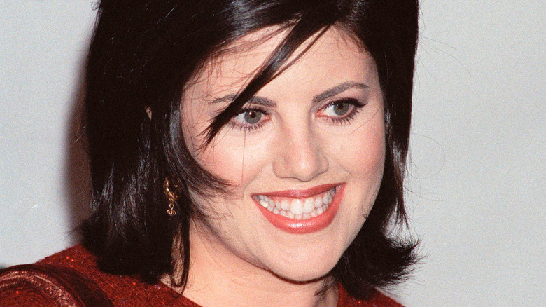 Monica Lewinsky smiling with a bob