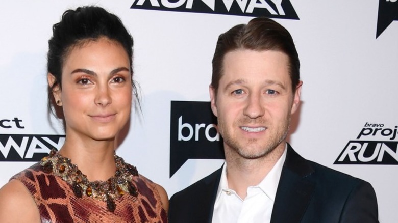 Morena Baccarin and Ben Mckenzie smiling