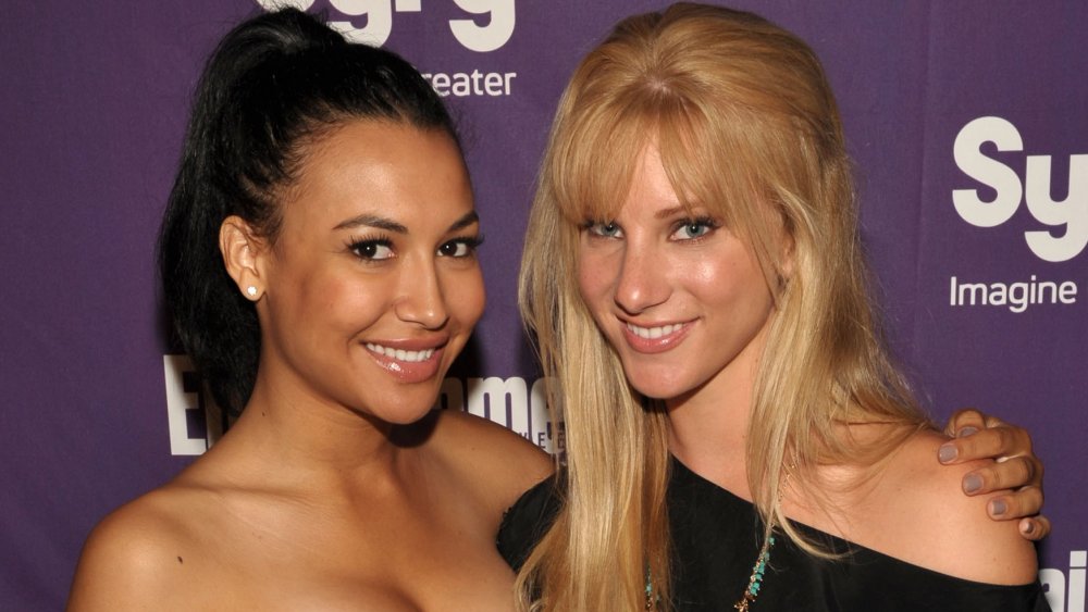 Naya Rivera and Heather Morris