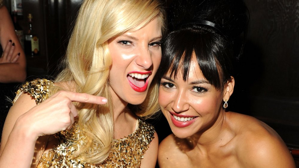 Heather Morris and Naya Rivera
