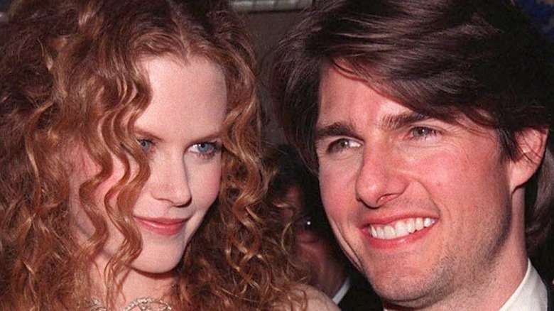 Tom Cruise Nicole Kidman smiling