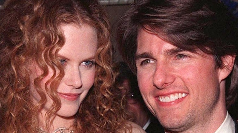 Tom Cruise Nicole Kidman smiling