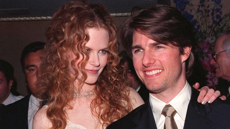 Tom Cruise Nicole Kidman smiling