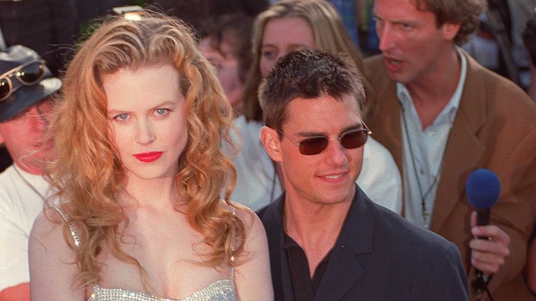 Tom Cruise and Nicole Kidman posing 