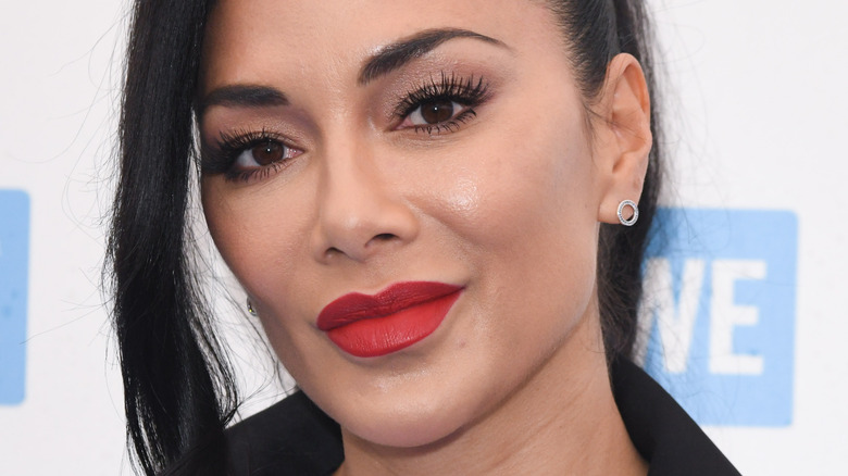 Nicole Scherzinger red lipstick