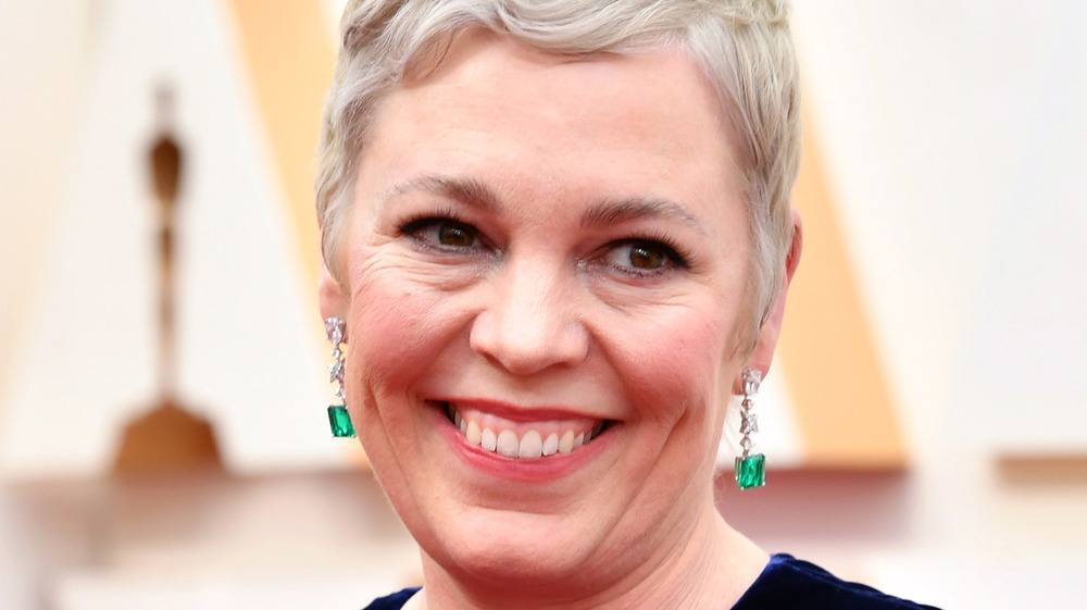 Olivia Colman smiling