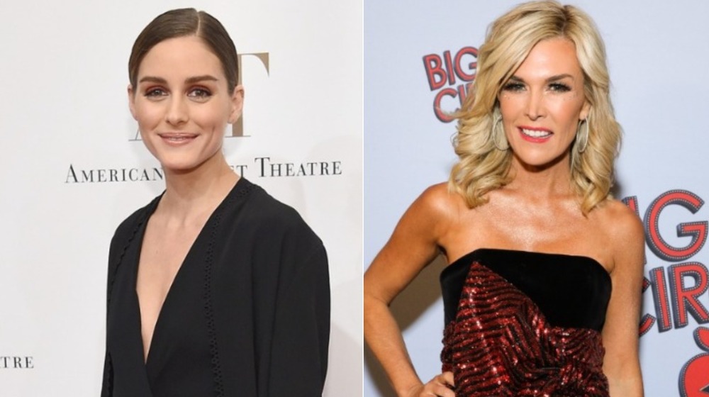 Split image of Olivia Palermo and Tinsley Mortimer