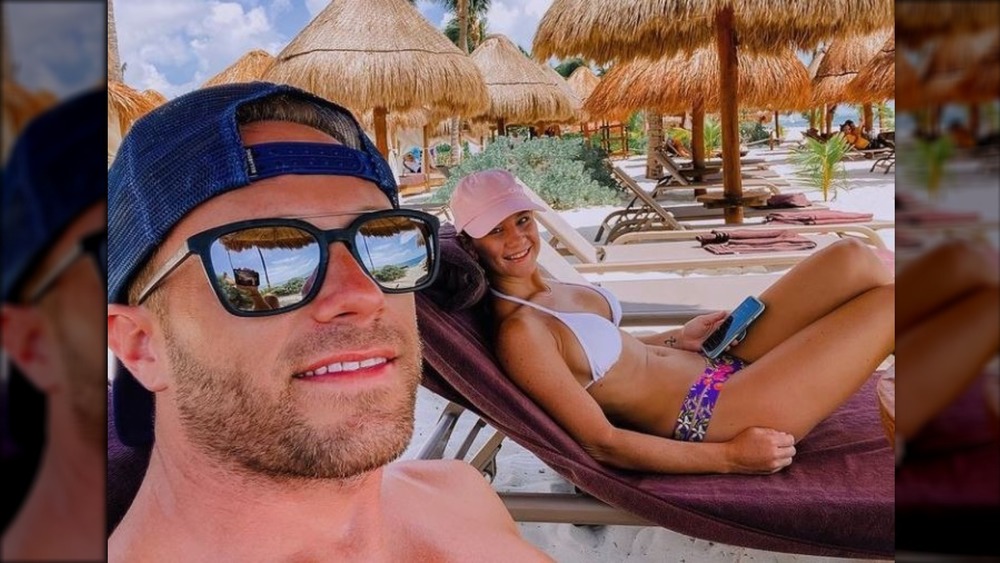 Adam and Danielle Busby on the beach 