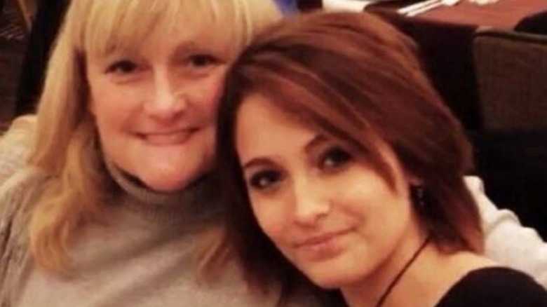 Paris Jackson and Debbie Rowe in 2014.
