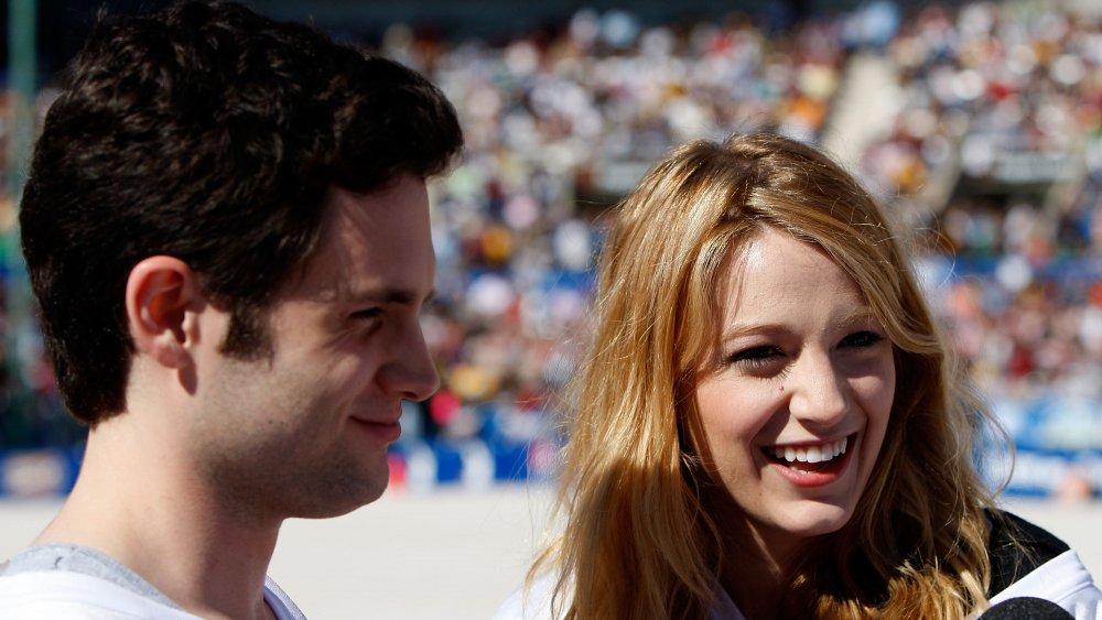 Penn Badgley and Blake Lively