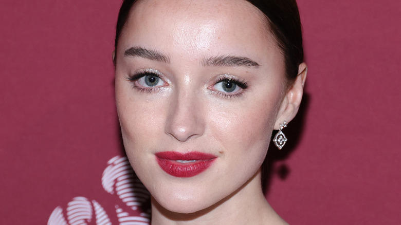 Phoebe Dynevor attending a gala 