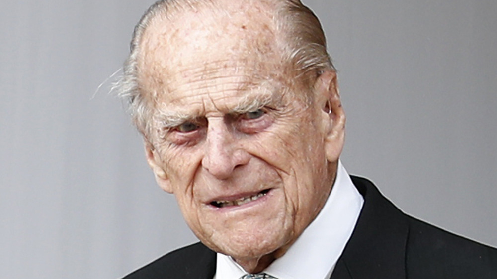 Prince Philip attending Princess Eugenie's wedding