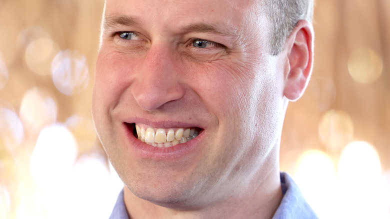 Prince William smiling
