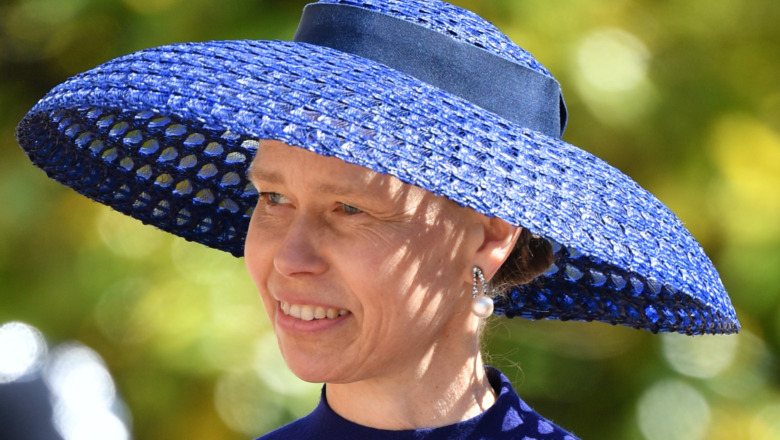 Lady Sarah Chatto attends wedding