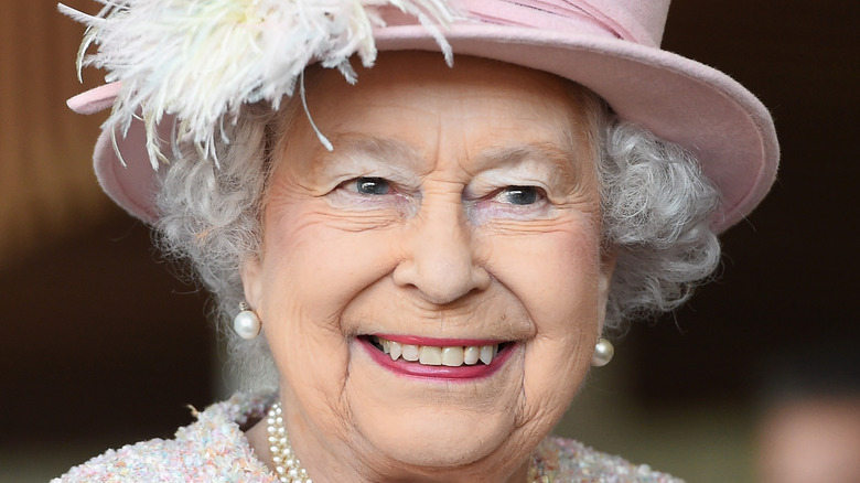 Queen Elizabeth II smiling 