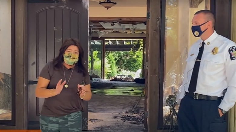Rachael Ray burned house after fire