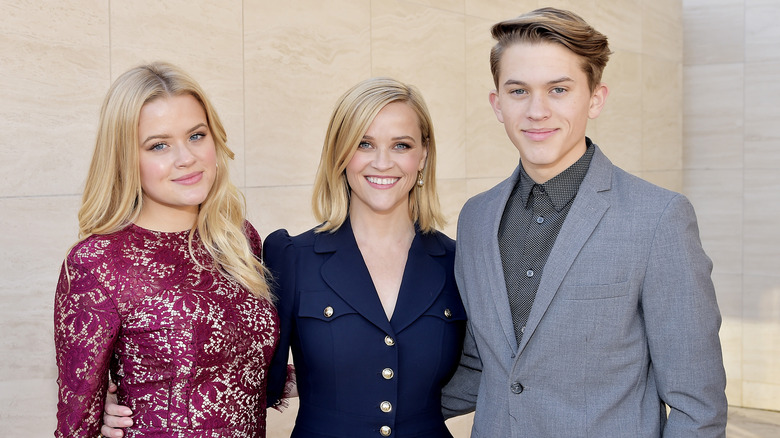 Deacon Phillippe and family posing
