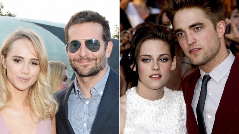 Suki Waterhouse and Bradley Cooper attend a red carpet event