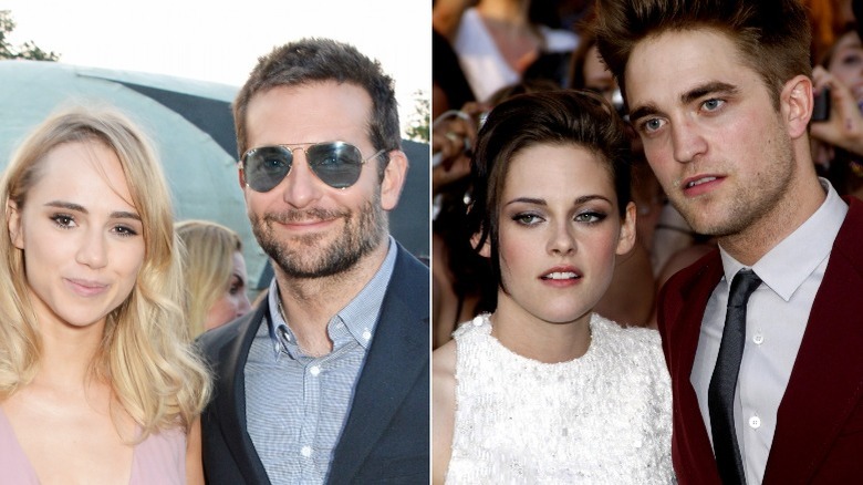 Suki Waterhouse and Bradley Cooper attend a red carpet event