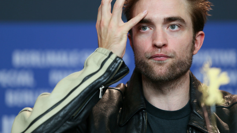 Robert Pattinson during a press conference