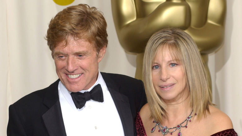 Robert Redford and Barbra Streisand at the Oscars